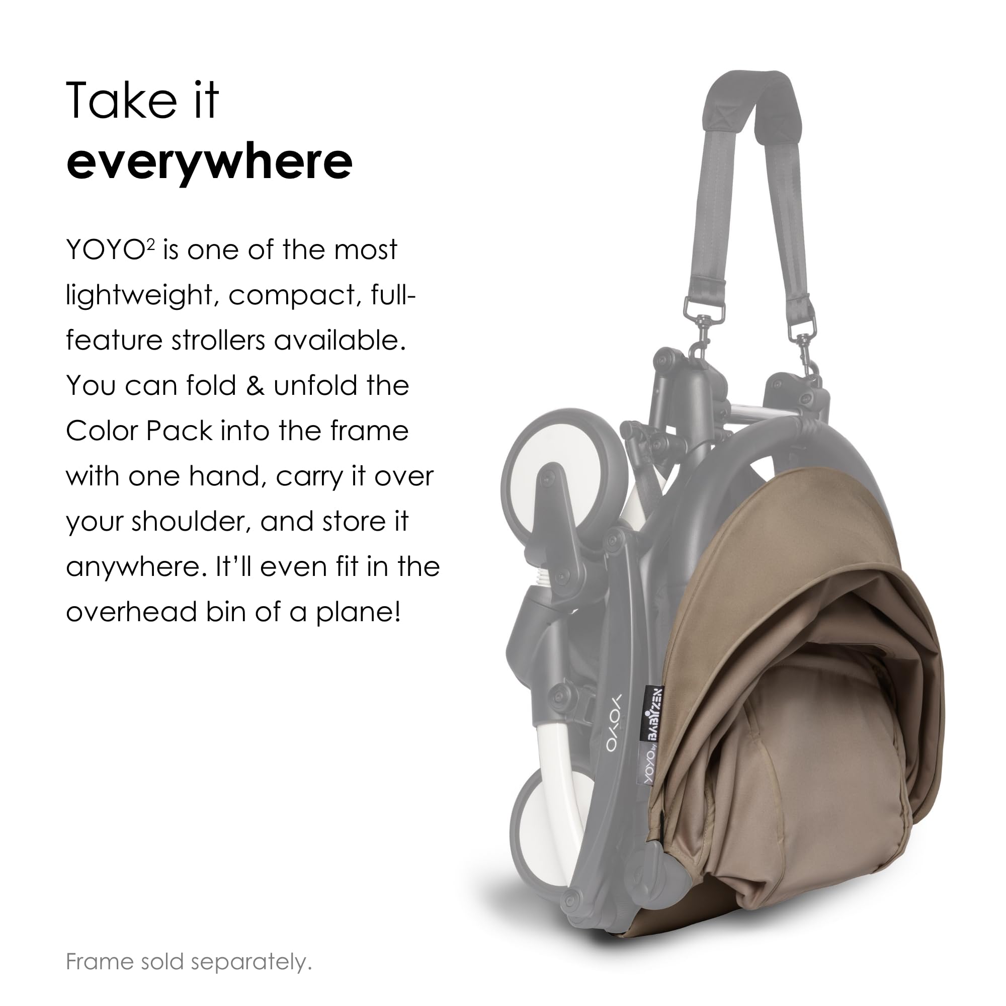 Babyzen YOYO 6+ Taupe Color Pack - Versatile Stroller Upgrade