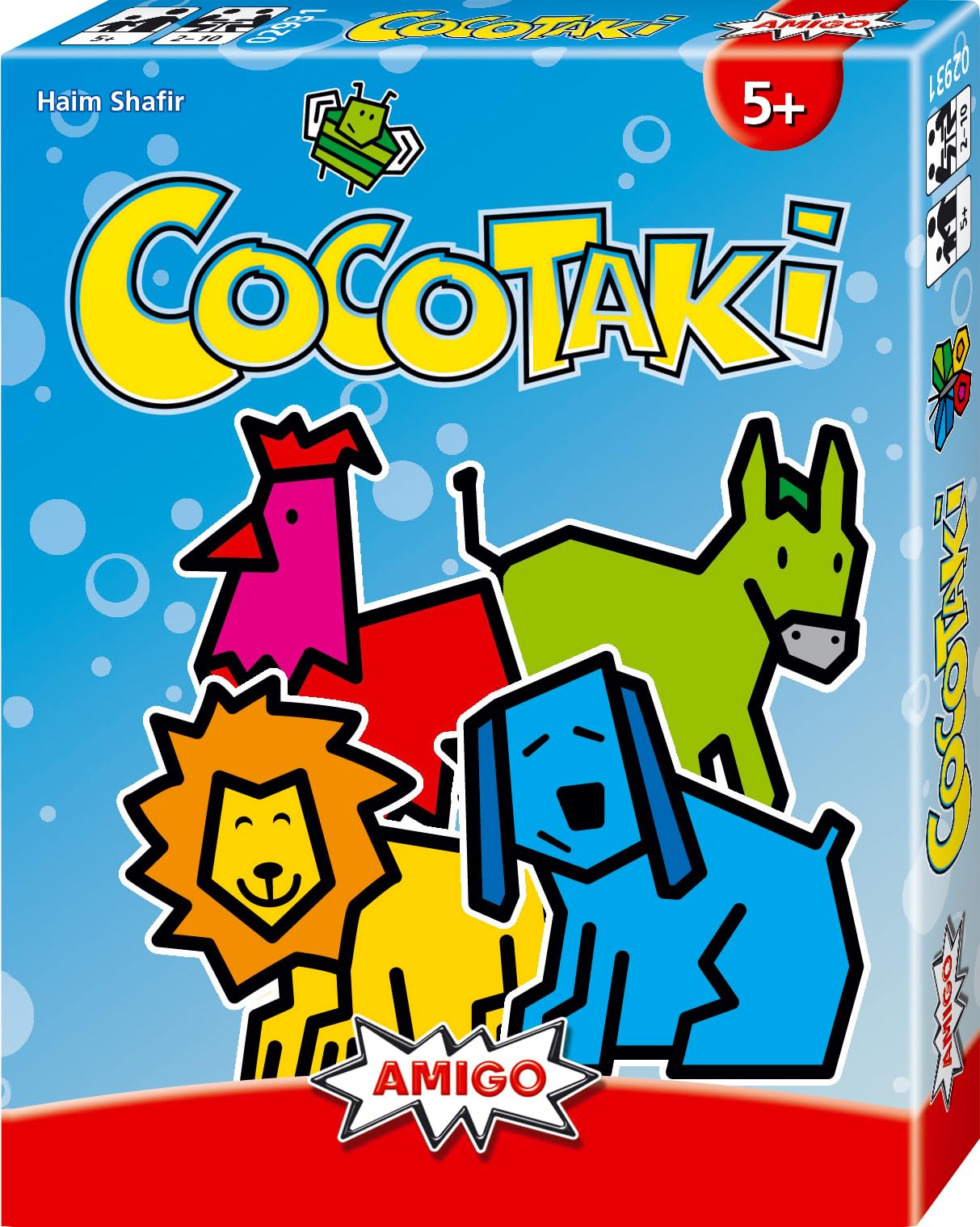 COCOTAKI *REGLAS EN CASTELLANO*, Colourful, 12,3 x 9,6 x 2,2 cm
