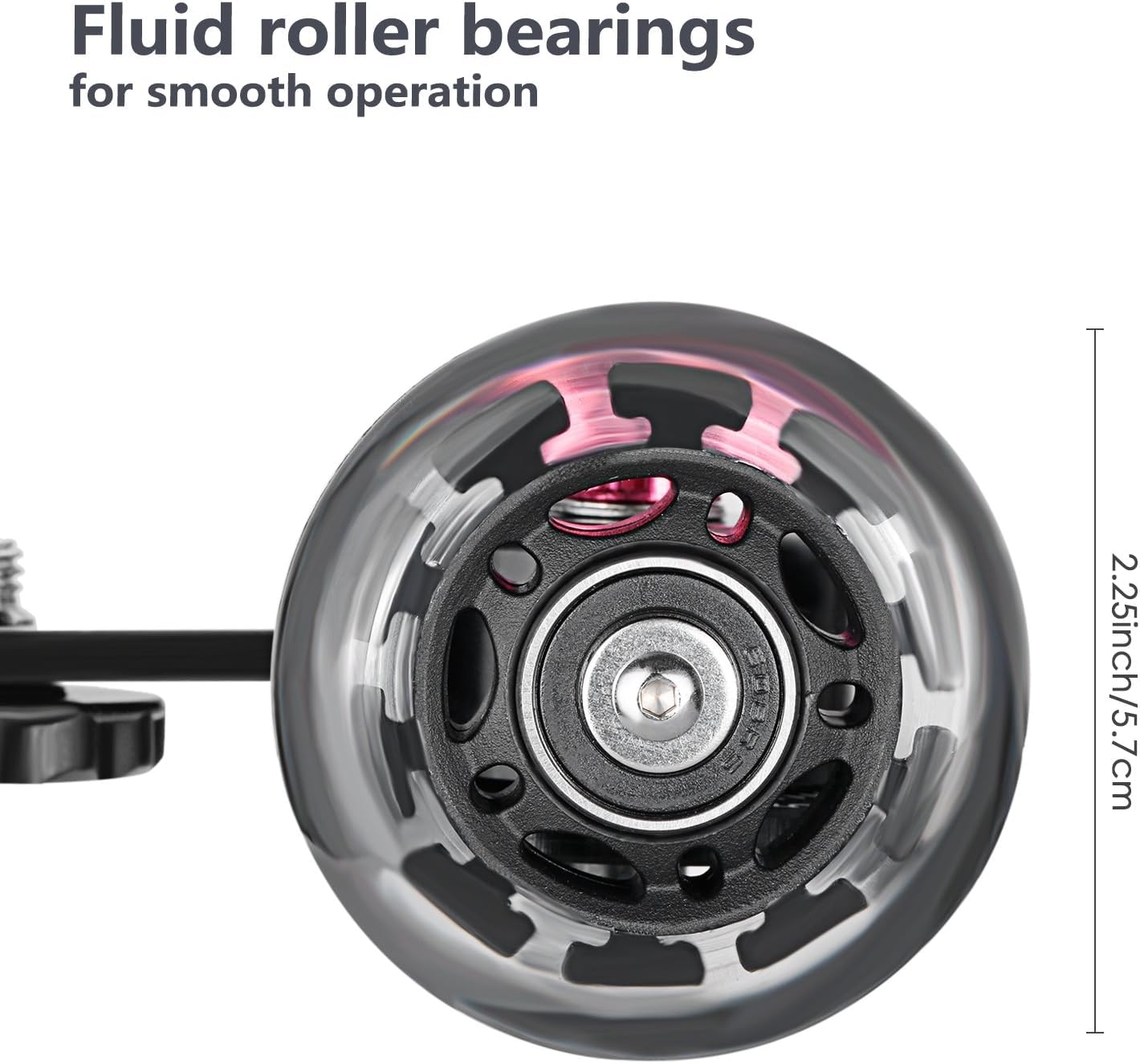 Neewer Skalowany stolik do aparatu Dolly Slider z 22 funtów/10 kg, nośność deskorolkarza, aluminiowe pręty obrotowe gumowe kółka 1/4" 3/8" gwinty śrubowe do lustrzanek cyfrowych (czarny)