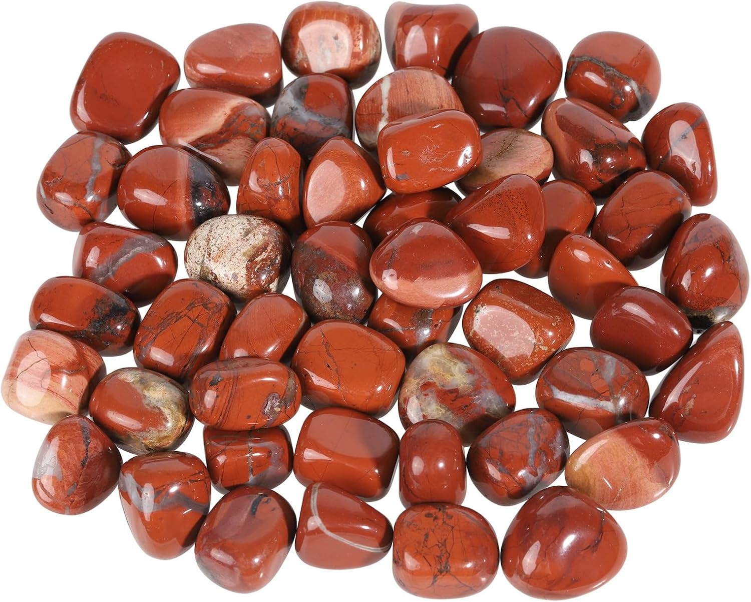 moonsix 1 lb Polished Tumbled Stones for Vase Filler Landscape Bottom Decor, Sodalite Healing Crystal for Energy Therapy Meditation Witchcraft