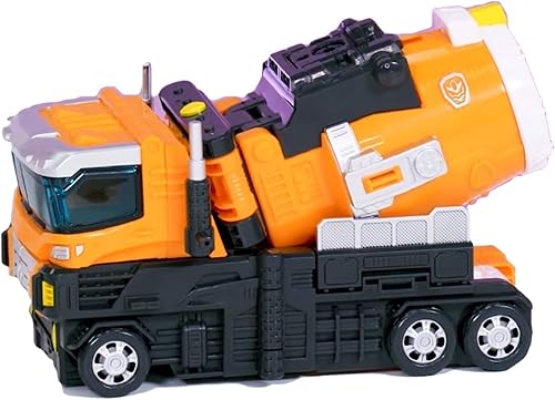 Miniatura 3 de Angry Puff Mezclador de hormigón Transformación Figura de acción Robot Juguete