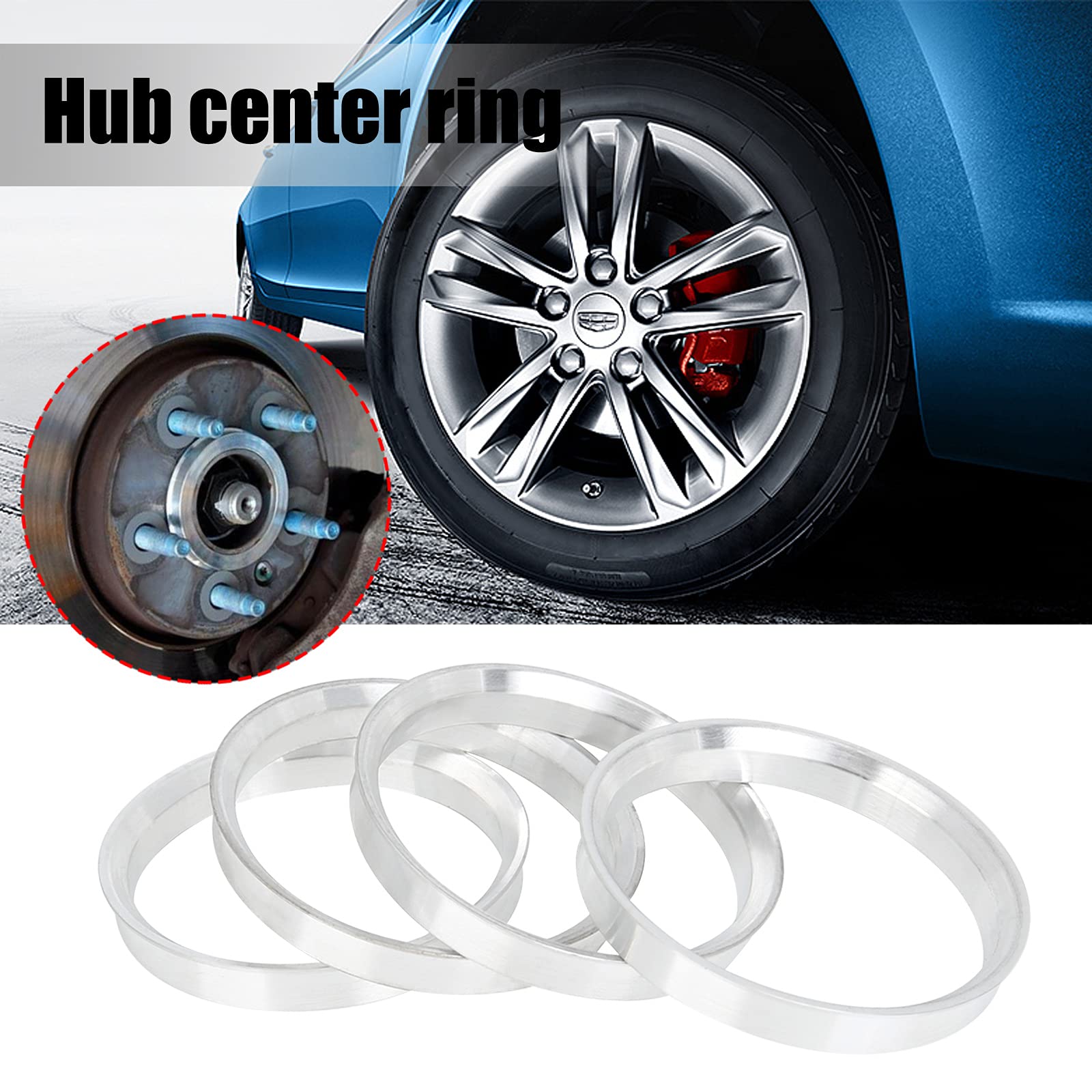 Lot De 20 Bagues De Centrage Pour Fixation De Roue De Mercedes A
