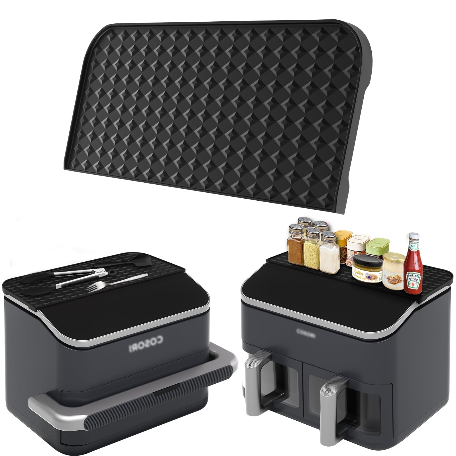 2 Stampi In Silicone Per Friggitrice Ad Aria COSORI 8,5L: Accessori Antiaderenti E Riutilizzabili Per Cucinare Sano E Croccante