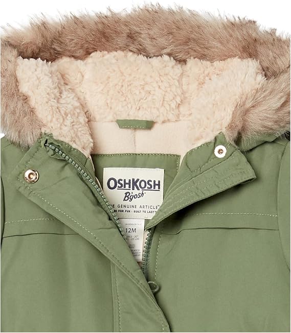 OshKosh B'gosh Baby Girls Pretty Cool Parka Jacket