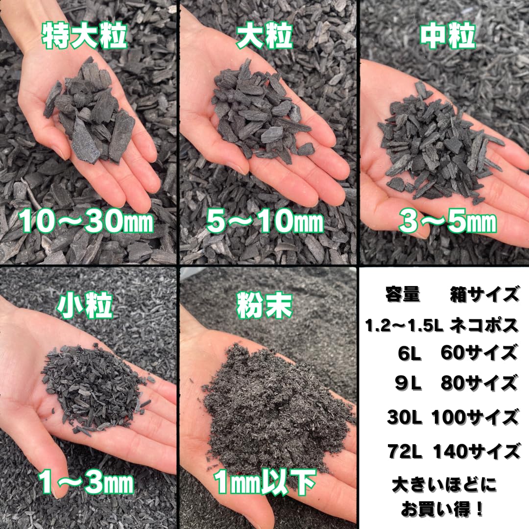 Amazon.co.jp: 竹炭 小粒(1〜3mm)園芸 土壌（1.5L） : DIY・工具・ガーデン