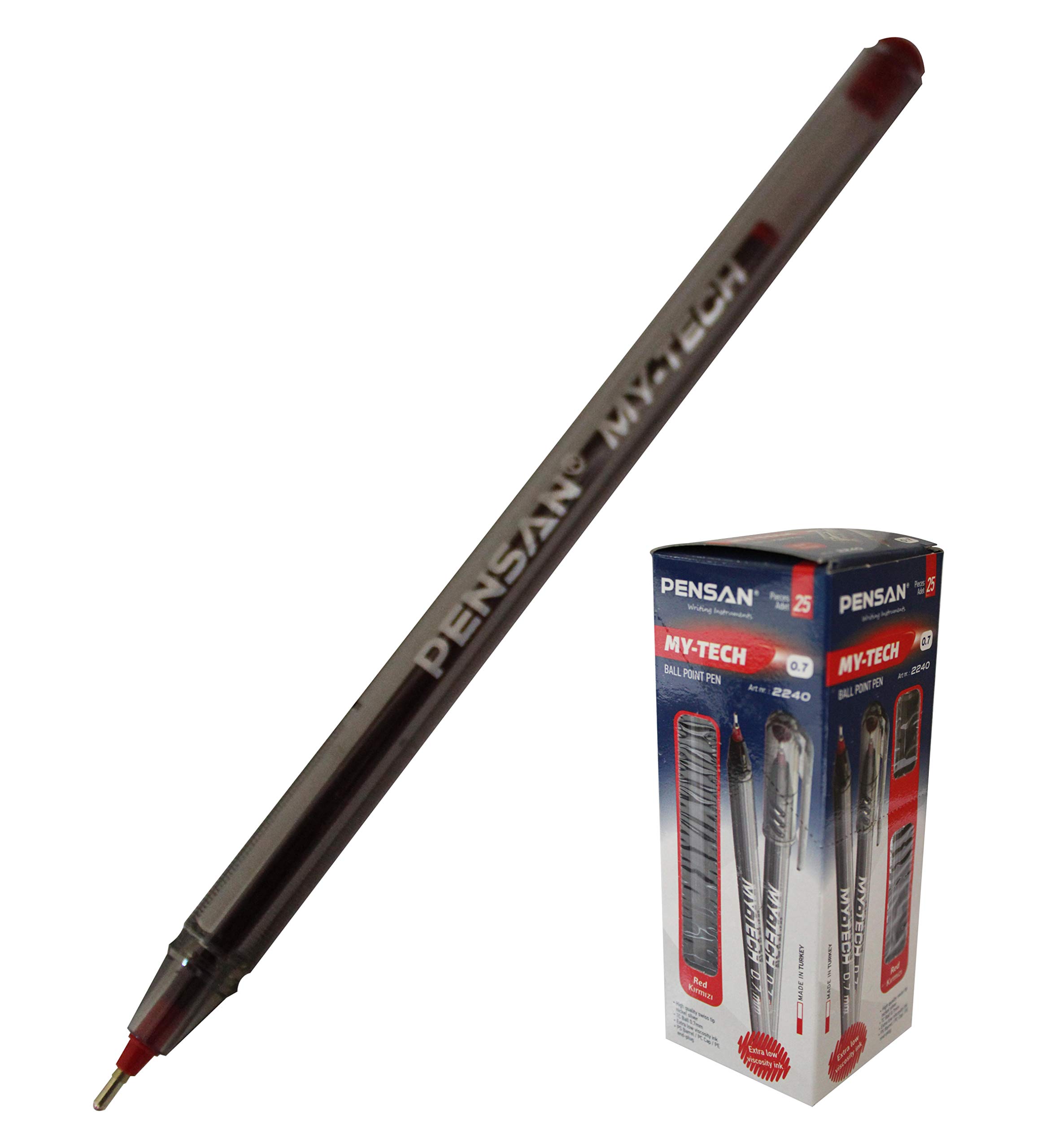 Rotring Ballpen Refill Medium - Red (Wallet of 5)