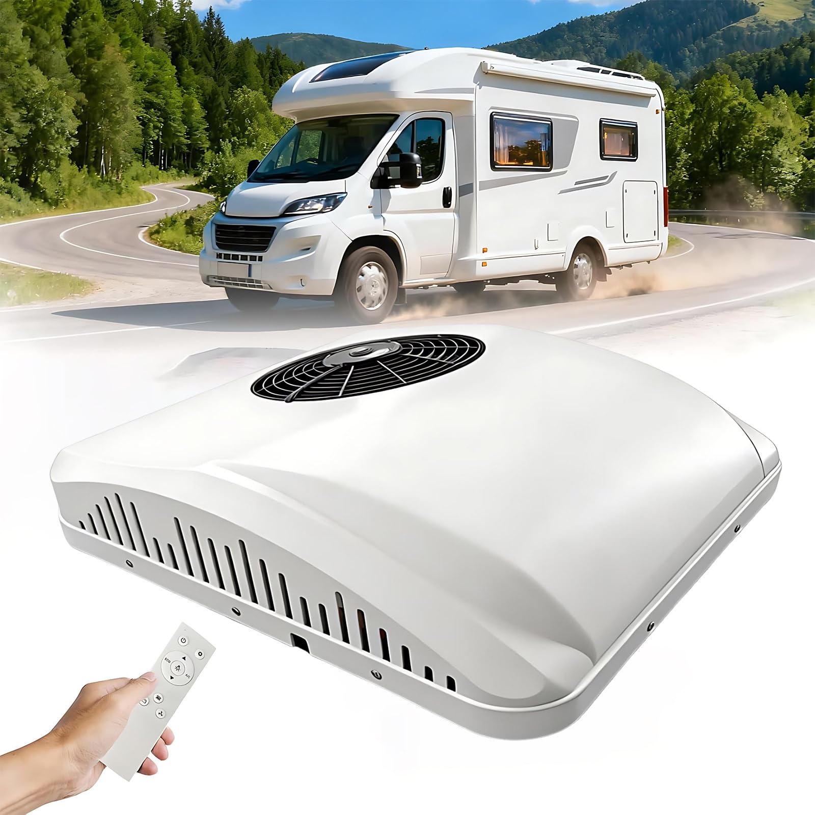 MIAOXIAOLONG 12v/24v/48v/60-72v Rooftop Air Conditioner For Heater and Cooling Unit Cooling-60V~72V