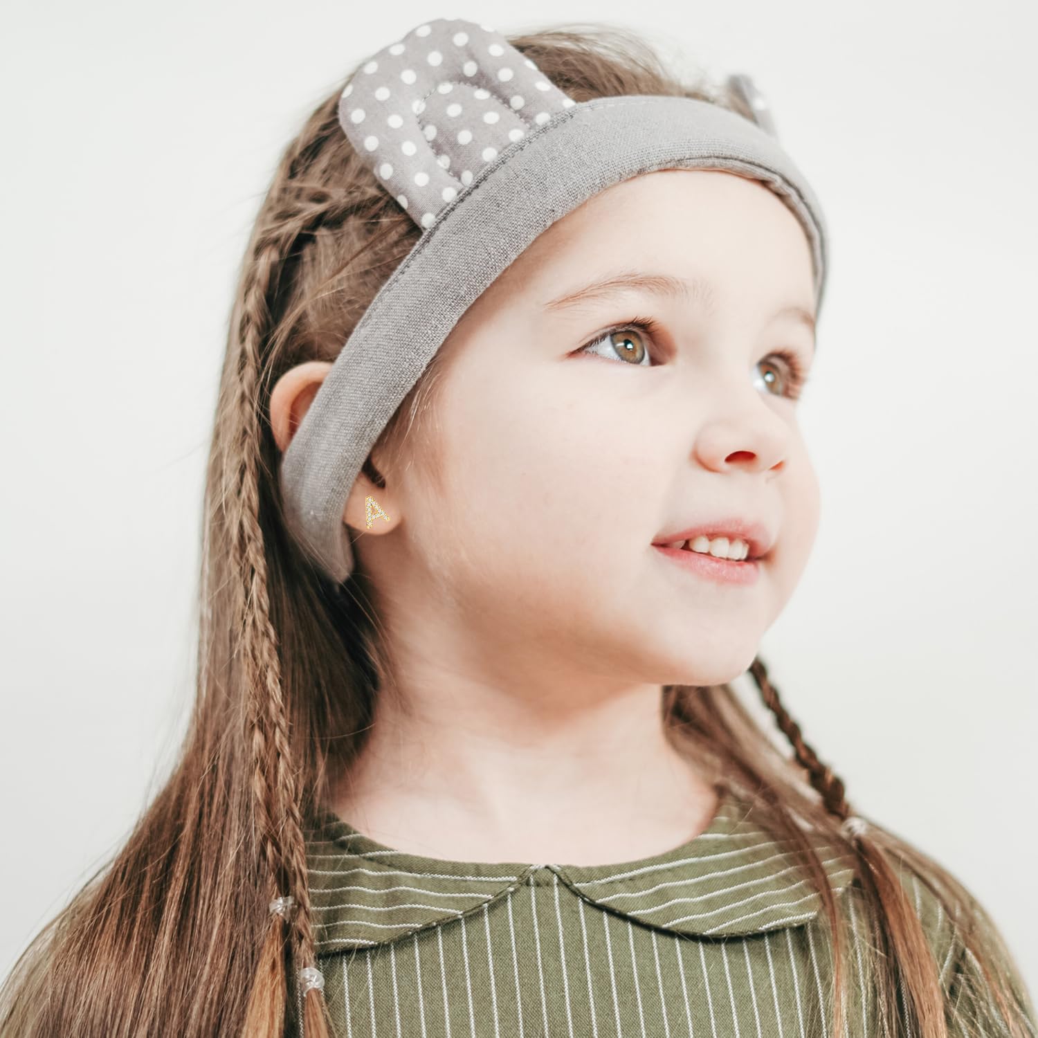 TIZU Orecchini con Lettere in Argento 925 Alberino Orecchini Anallergici per Donna Bambina Ragazza Orecchini Piccoli Iniziali con Zirconi Cubici Idee Regalo per Lei