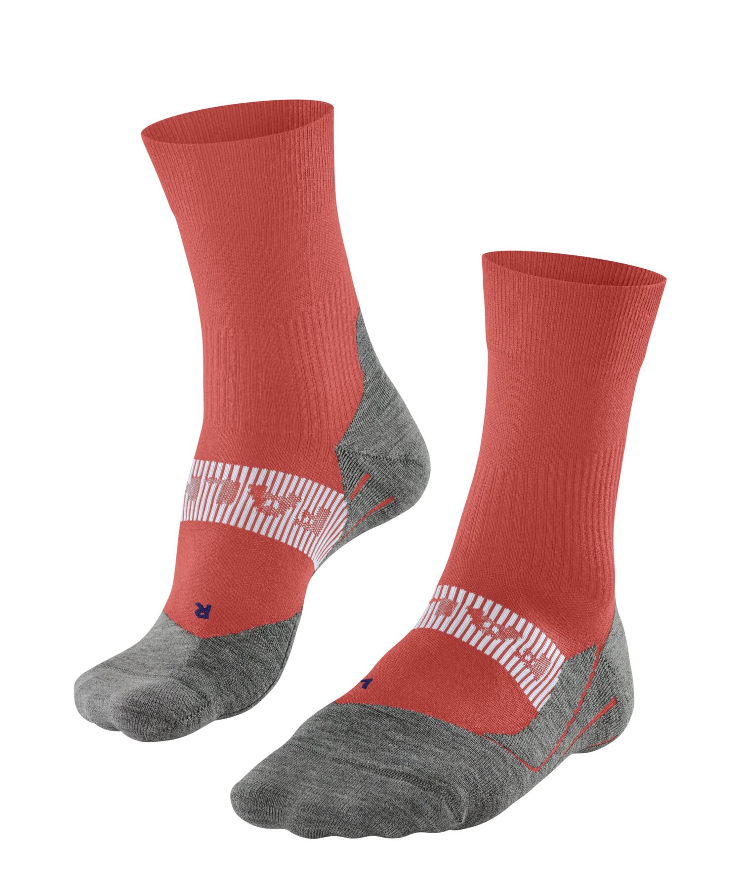 FALKE Women's RU4 Endurance Cool W So Functional Yarn Anti-Blister 1 Pair Running Socks, Orange Coral 8017, 2.5-3.5