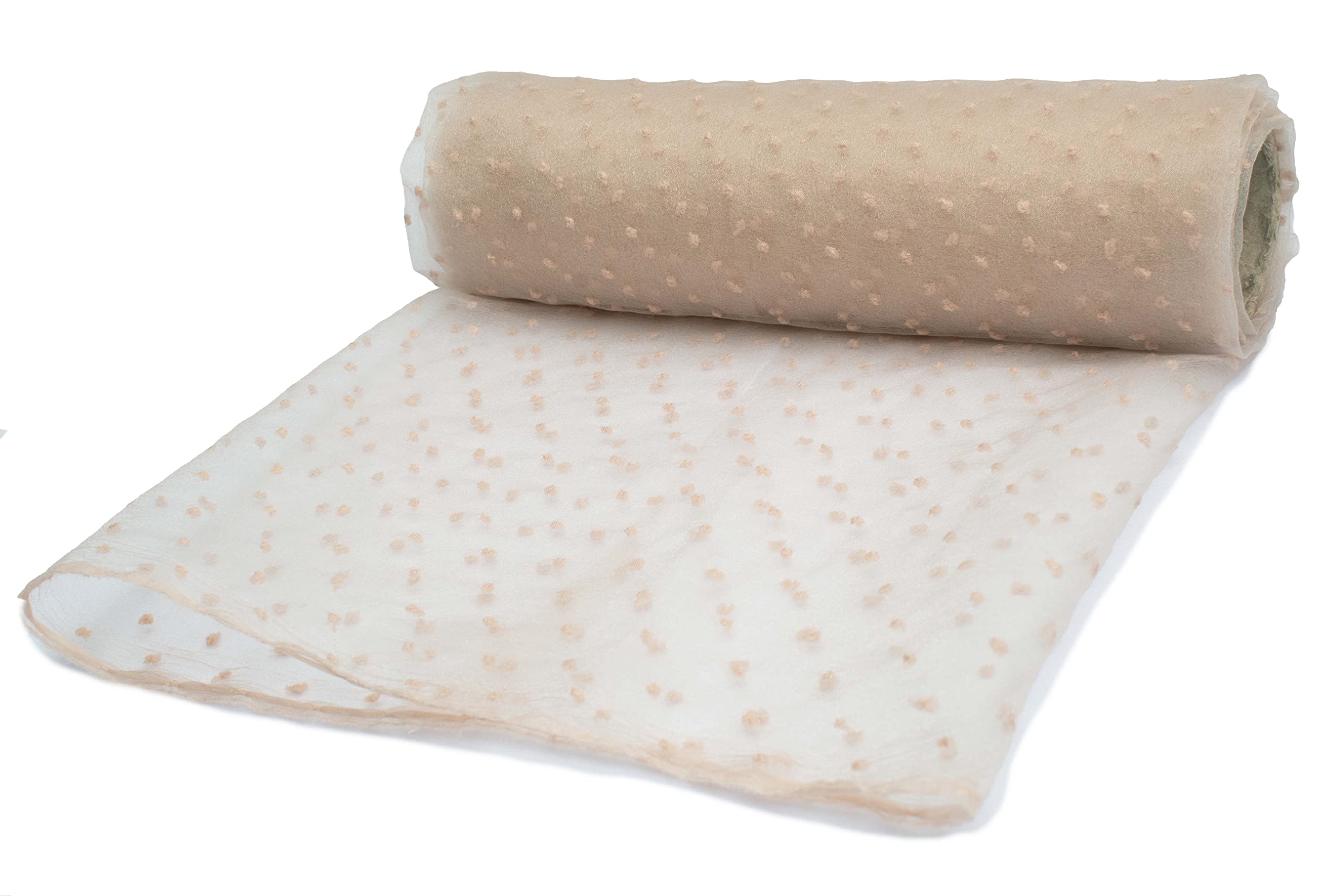 Tissu Organza Synthétique – 50 Cm X 150 Cm, Uni, Pour Robe Mariage Danse Couture