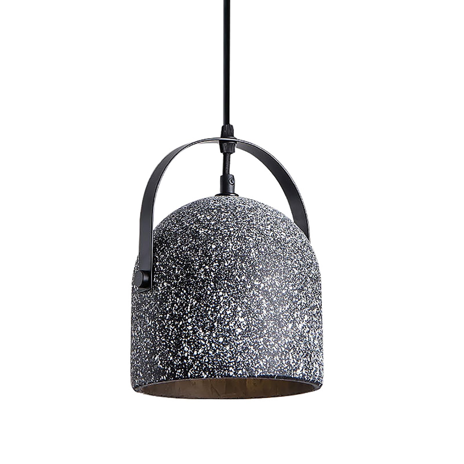 HYJAUSXB Industrial Concrete Pendant Light,mini Cement Lights,e26 1 Light Hanging Fixture,nordic Chandelier,dome Ceiling Lamp For Dining Room Bar Bedroom Livingroom