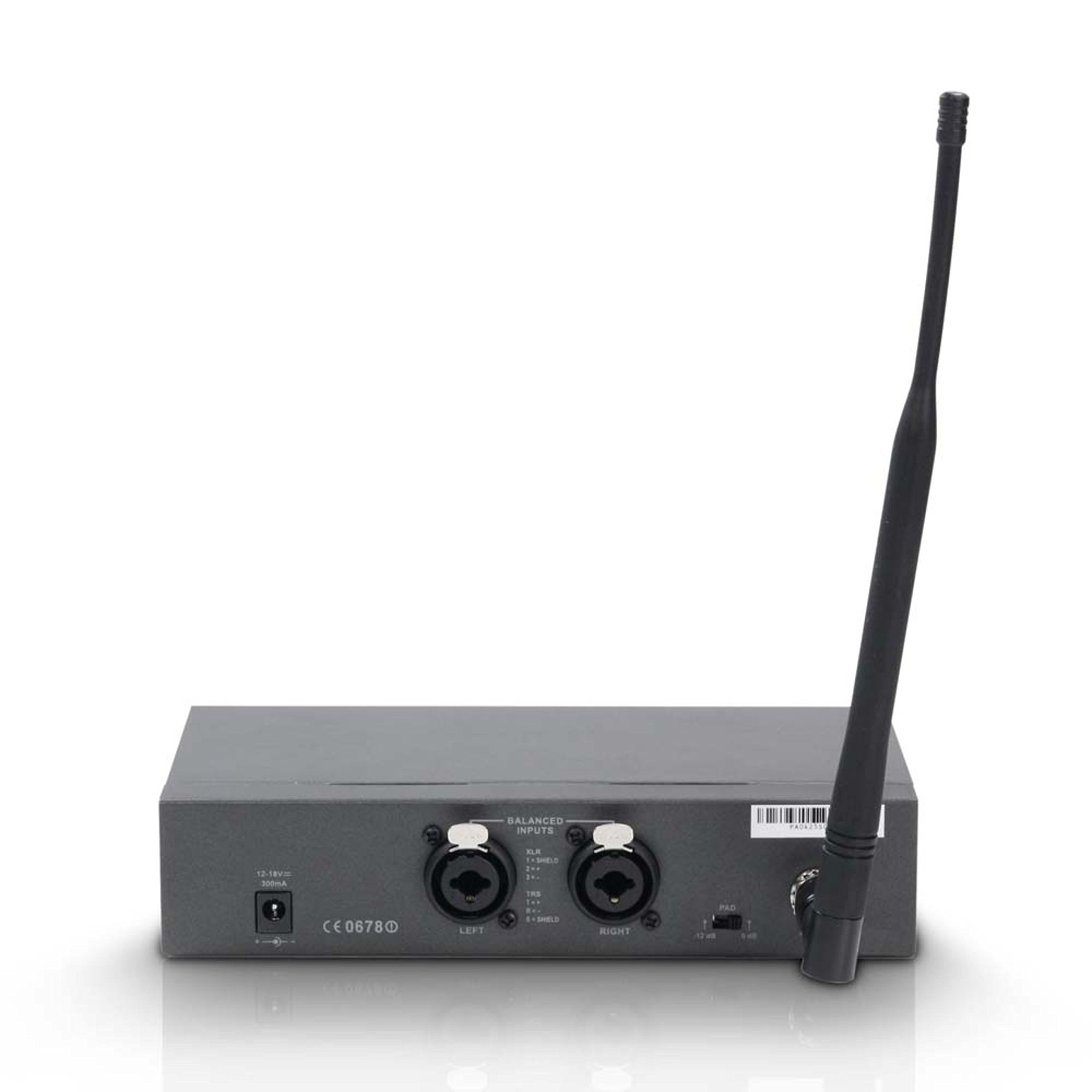 LD Systems MEI 1000 G2 Bundle - In-Ear Monitoring System drahtlos mit 2 x Belt Pack und 2 x In-Ear-Kopfhörer