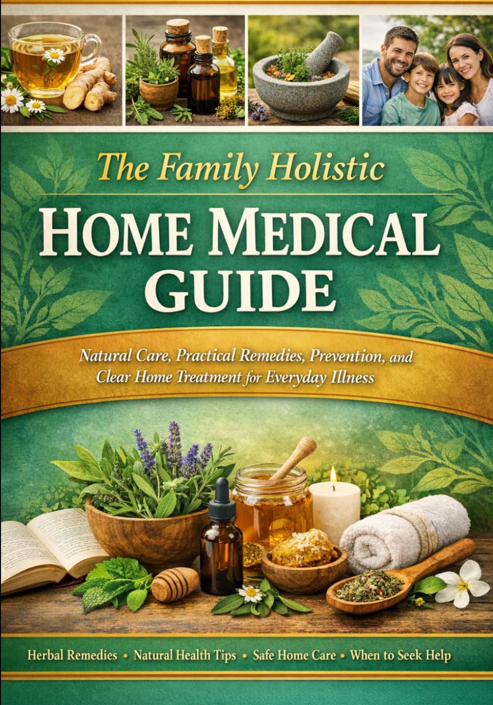 The Family Holistic Home Medical Guide: Natural Care, Practical Remedies, Prevention, and Clear Home Treatment for Everyday Illness