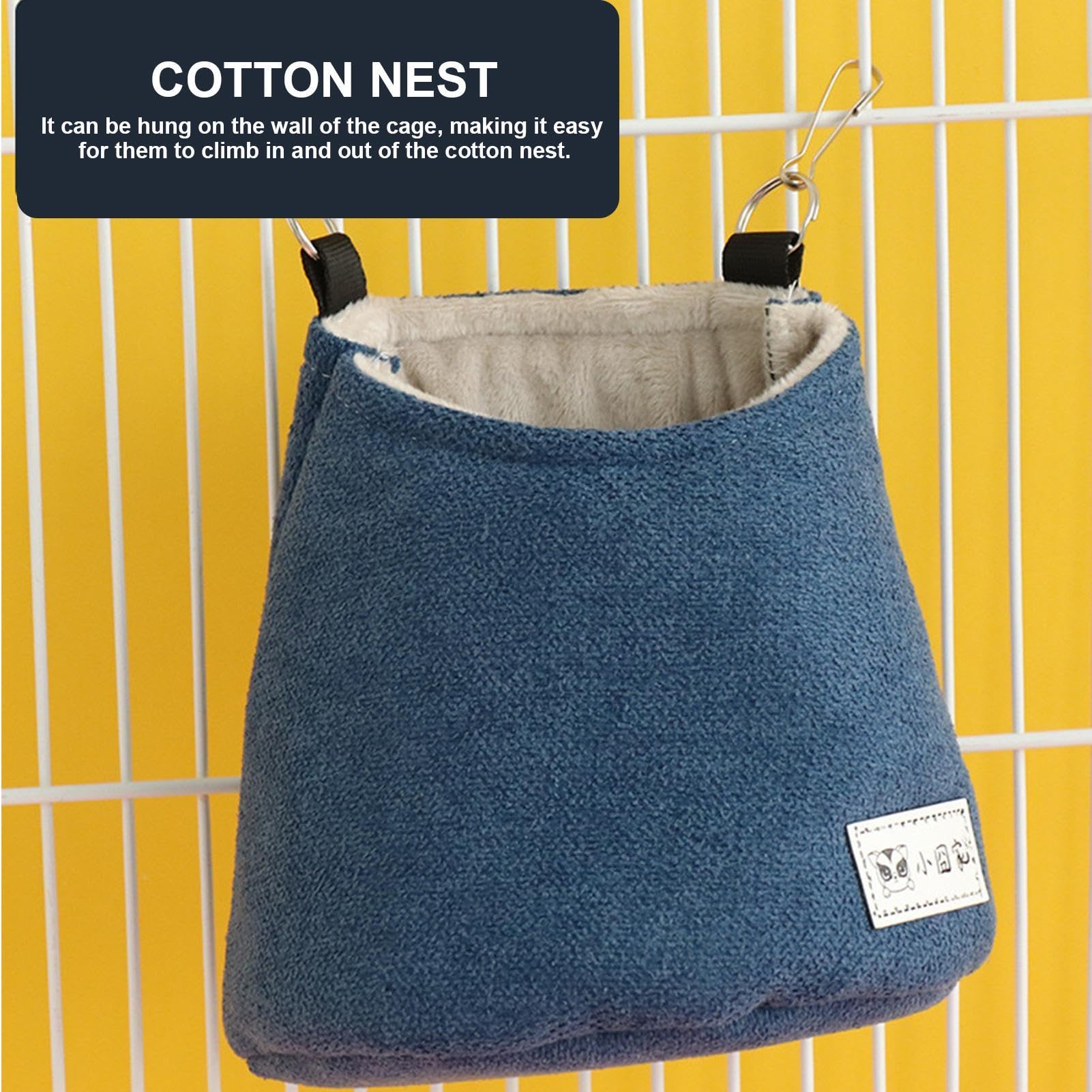 Sacco A Pelo Per Criceti E Petauro Dello Zucchero - Cuccetta Morbida Per Piccoli Animali - Foto 8