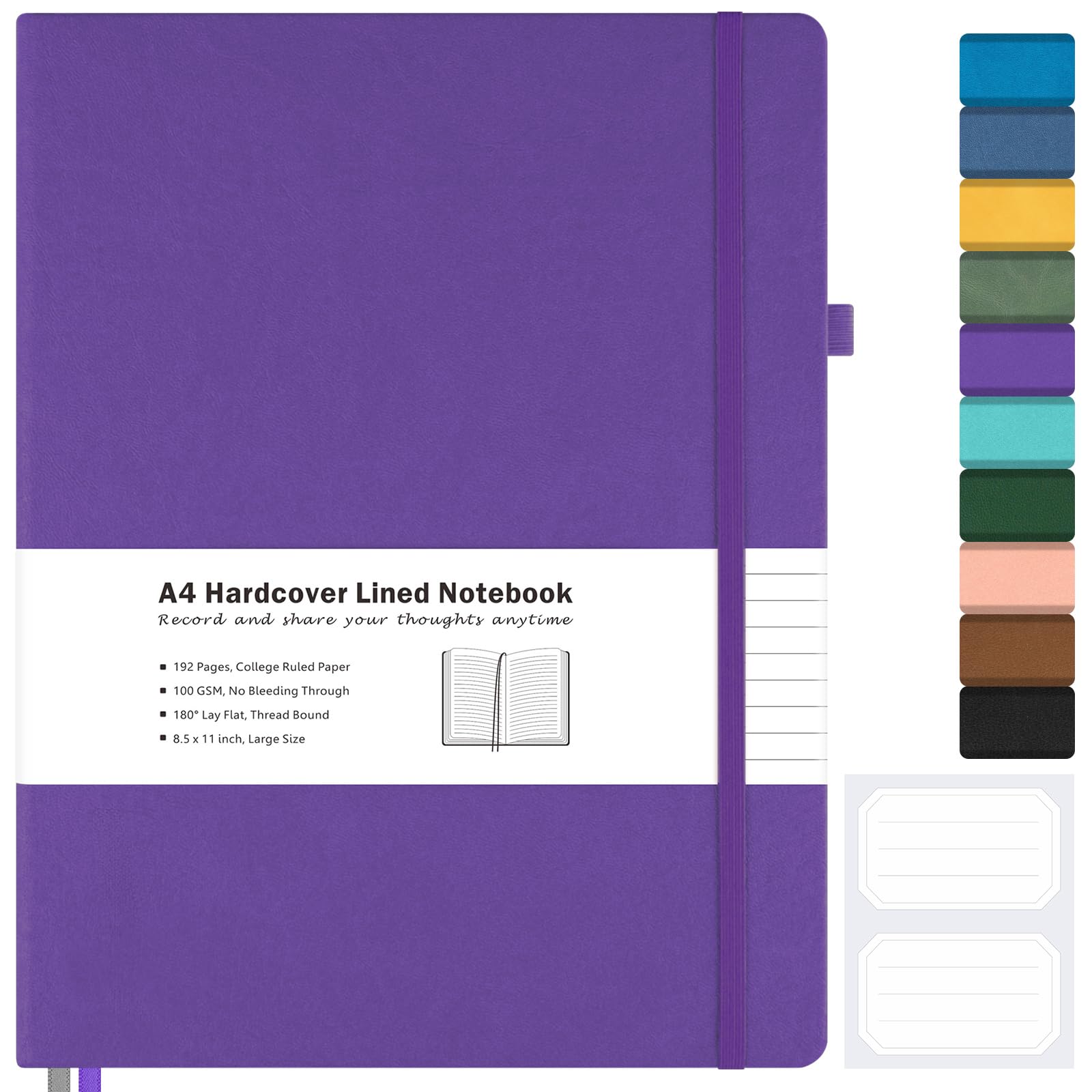 MALEDEN A4 Hardcover Blank Journal