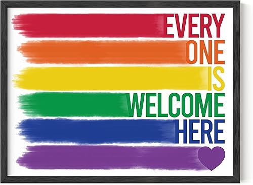 HAUS AND HUES Arte de pared de arco iris, decoración de orgullo gay, póster de arco iris, decoración de pared de arco iris, arte de pared, arte de disponible en Yaxa Venezuela