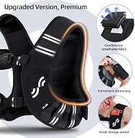 Sportneer súlyozott edzőmellény reflektív sávokkal 3,6-11 kg állítható 4