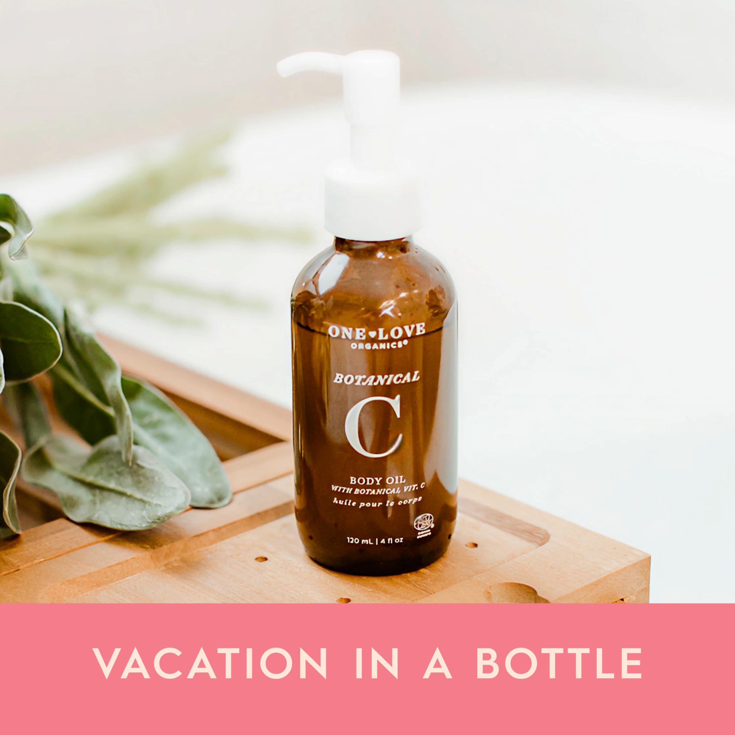 One Love Organics Aceite corporal Botanical C, de One Love Organics para mujeres, aceite de 4 onzas