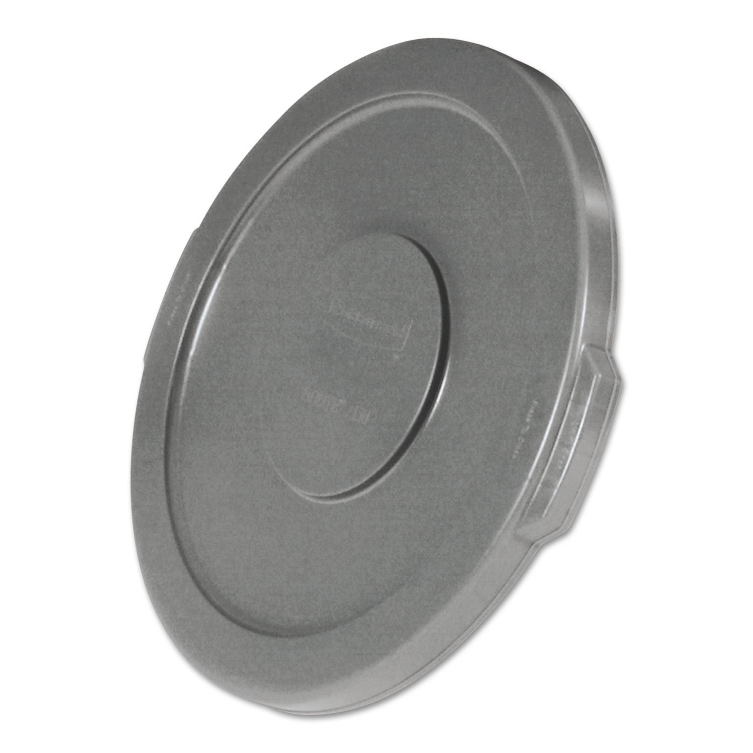Rubbermaid Commercial Products BRUTE Heavy-Duty Round Trash/Garbage Lid, 10-Gallon, Gray, Outdoor Waste Container for Home/Garage/Mall/Office/Stadium/Bathroom