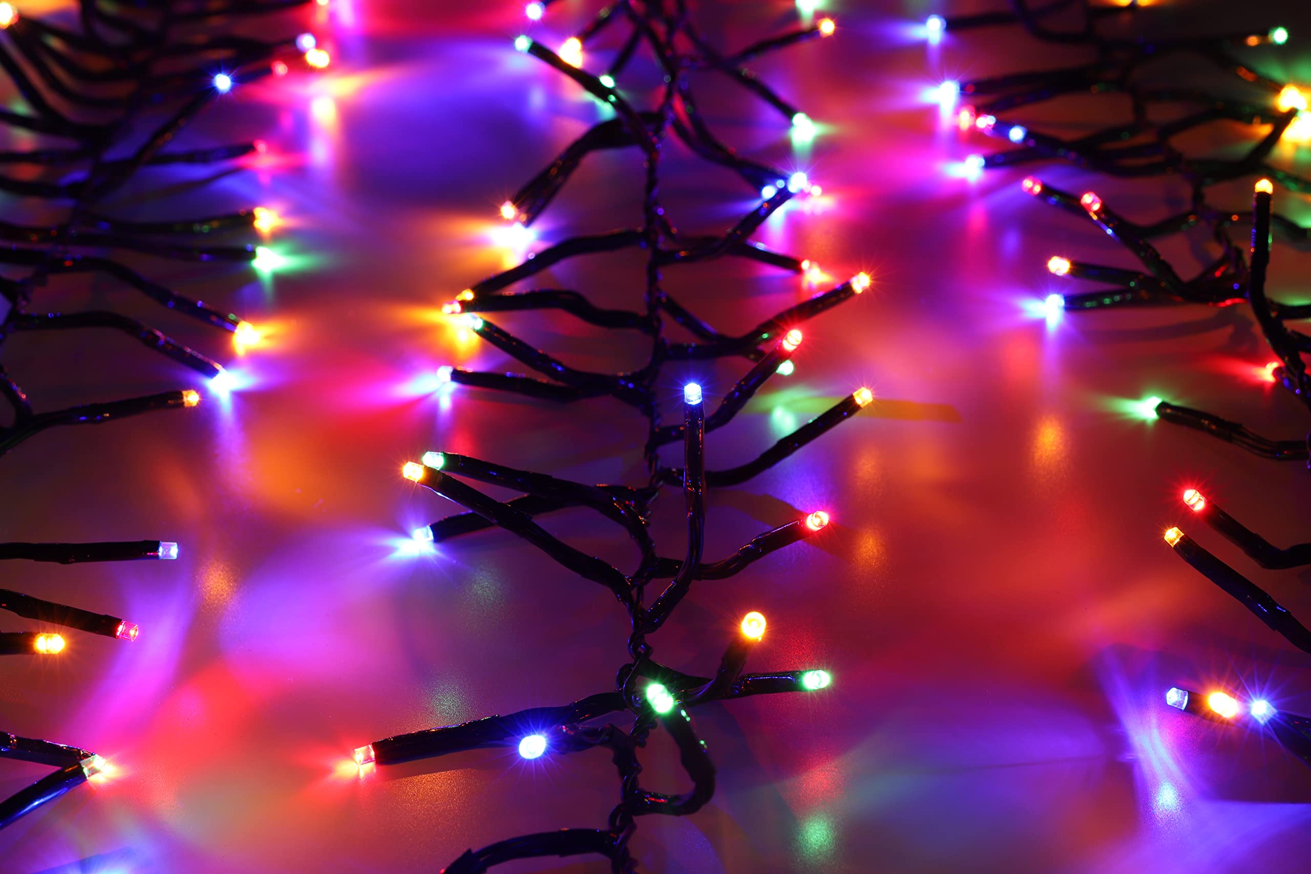 Christmas Concepts LED Gruppo luci con controller a 8 funzioni - Interno/esterno - Efficienza energetica A++ - Luci di Natale (500 - Multicolore)