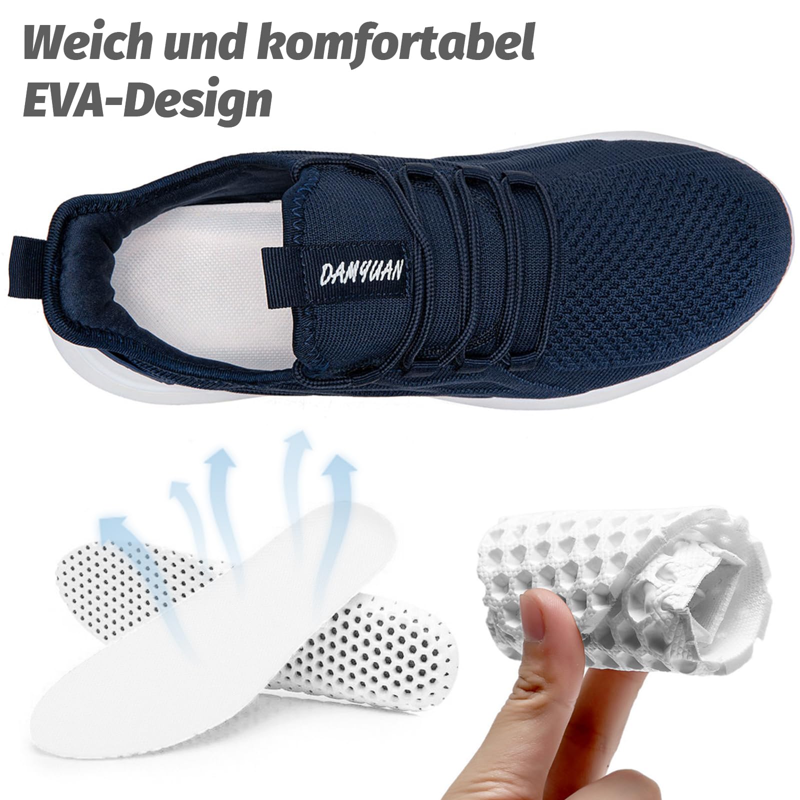 Oltyutc Scarpe Donna Running Sneakers Comode Tennis Schecter Fitness Palestra Scarpe