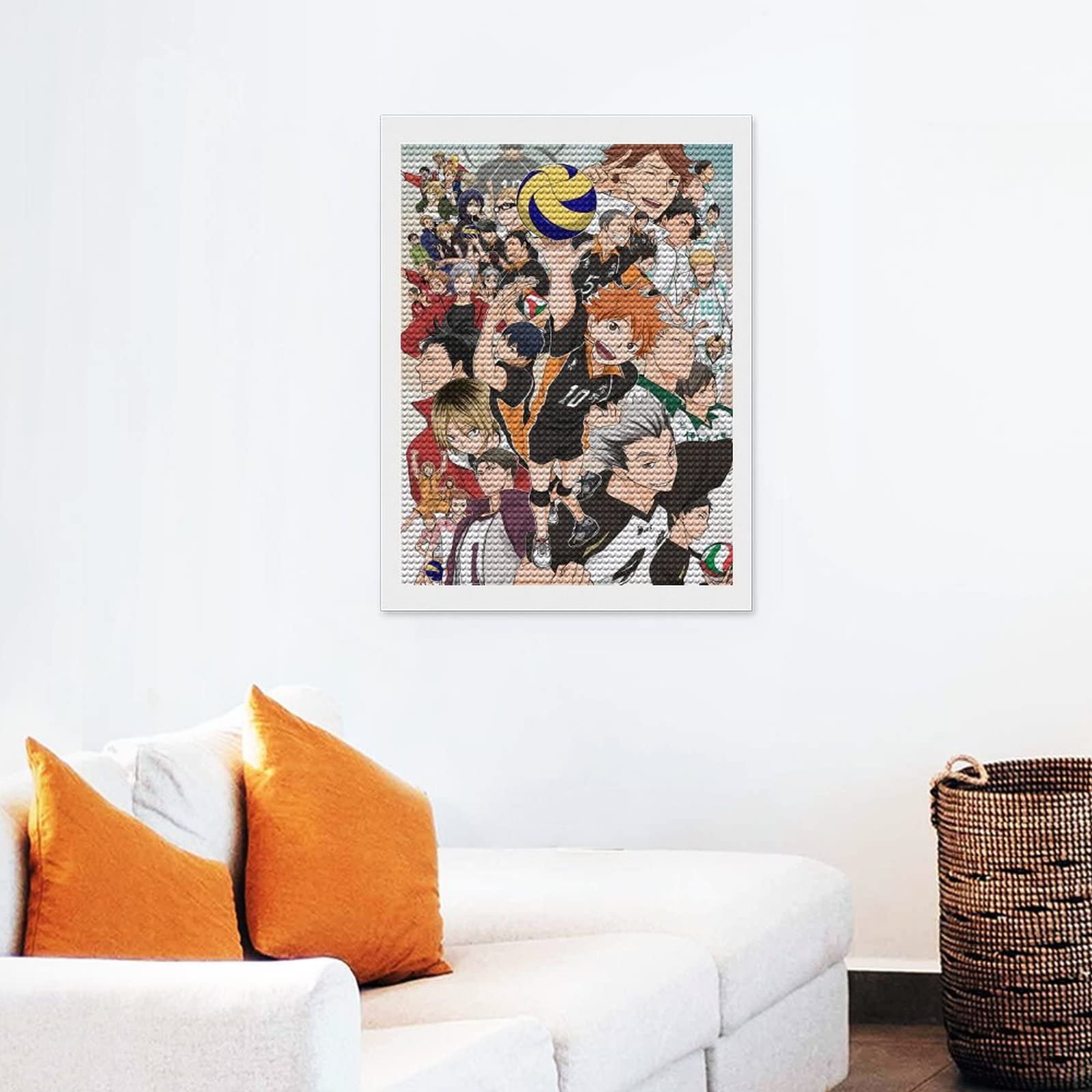 Amazon | ハイキュー Haikyuu 5D ダイヤモンドアート セット