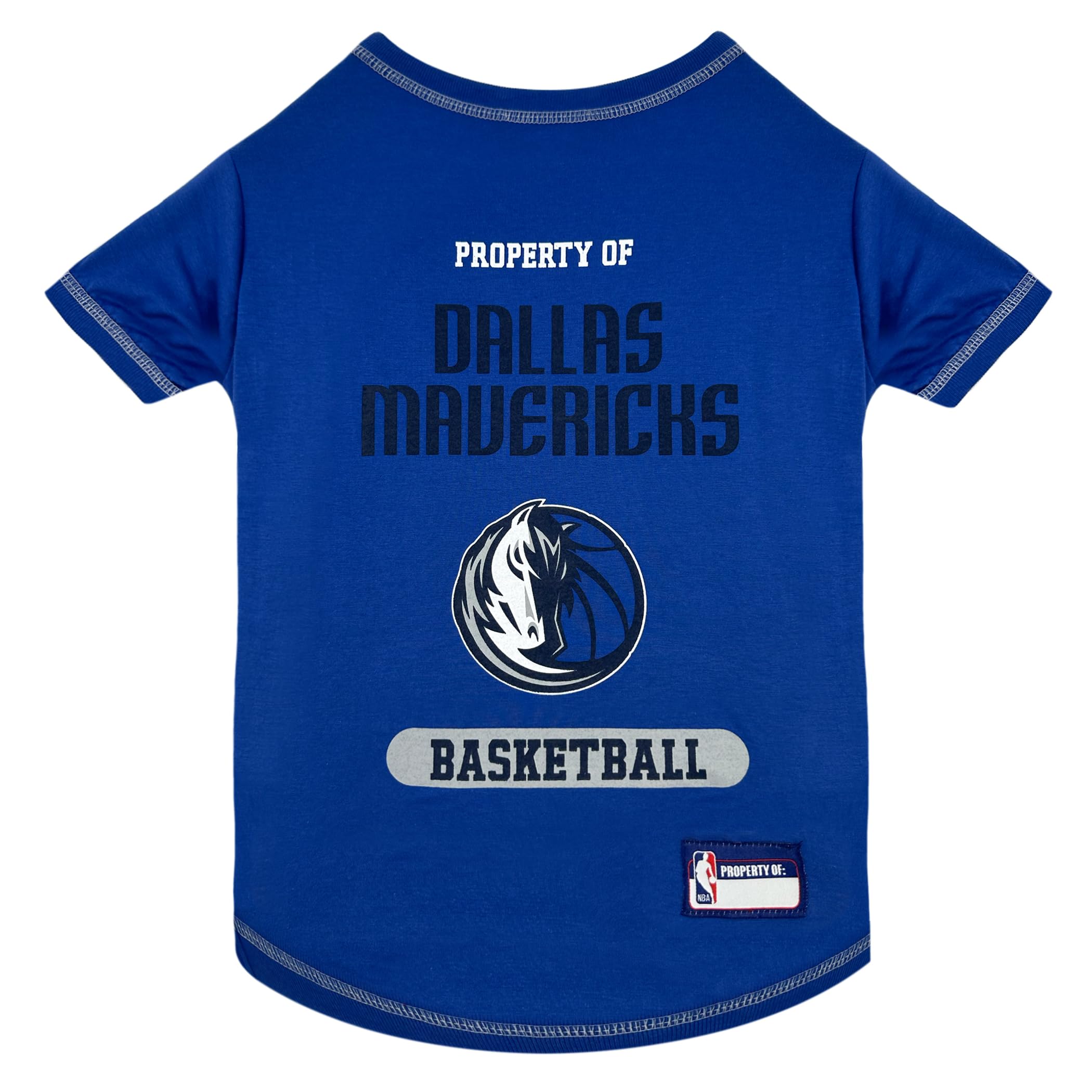 Pets First NBA Licensed Hoodies & T-Shirt for Dogs & Cats, Dallas Mavericks, Small