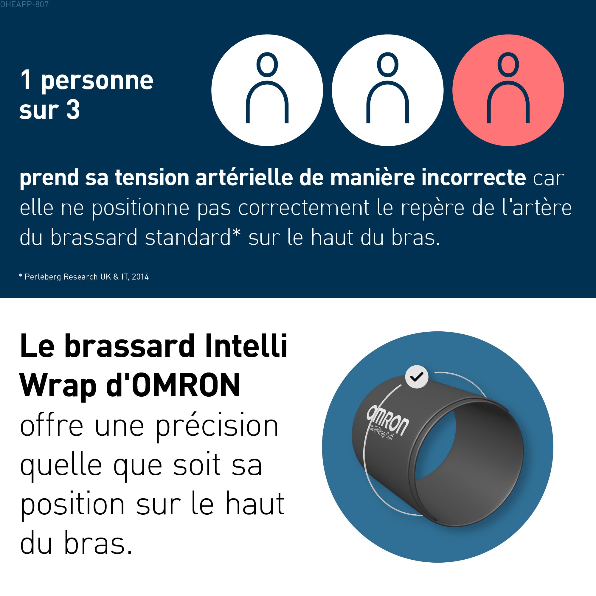 OMRON X4 Connect AFib appareil tension artérielle bras, connexion Bluetooth | Tensiomètre bras OMRON validé cliniquement – Détecteur AFib à chaque mesure – Mémoire 2 personnes