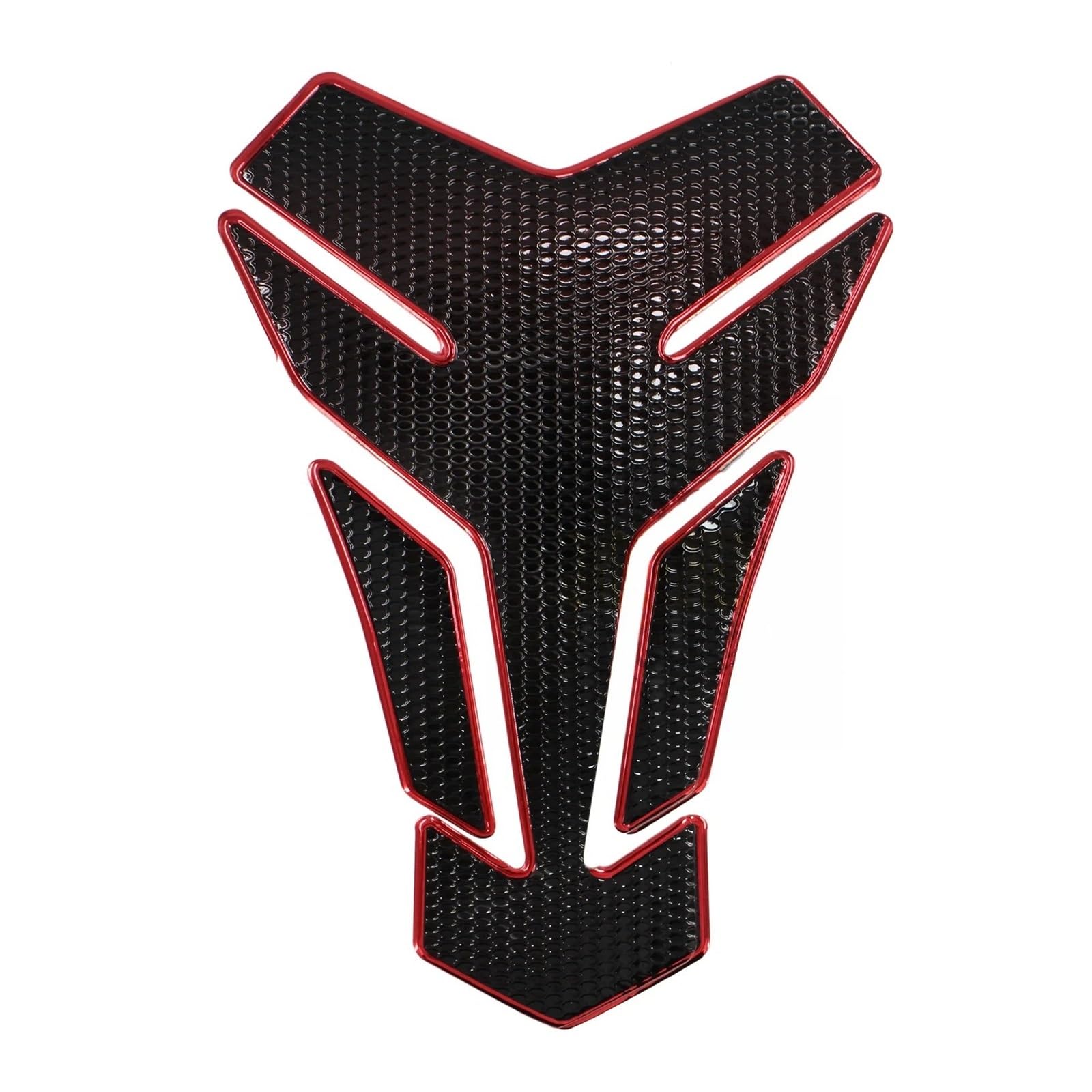 for for YZF-R1 1998-2008 for YZF-R6 for FJR1300 for XJ6 for FZ1S for FZ6R Motorcycle Tank Pad Case Sticker Gas Oil Fuel Decal(Red)
