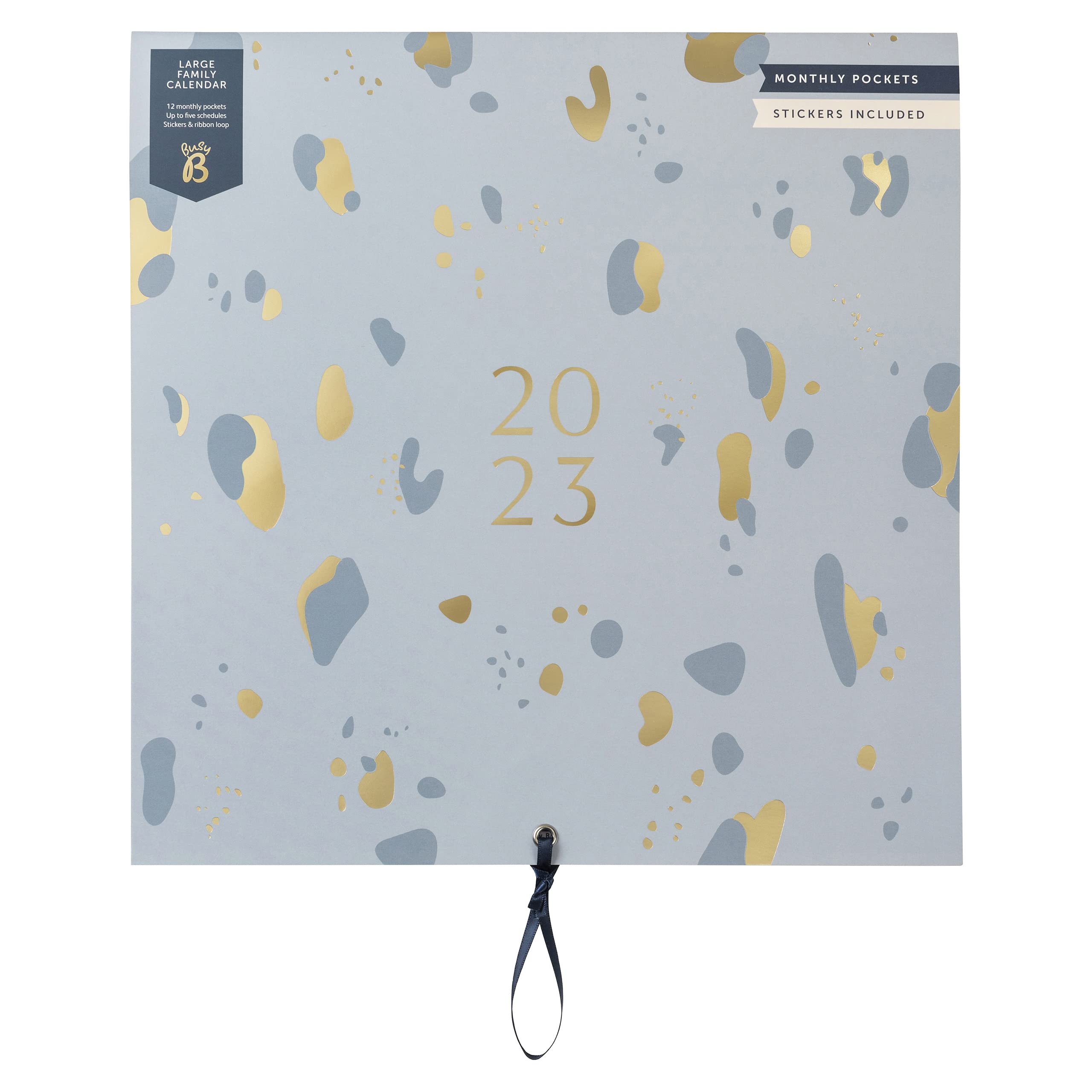 Buy Busy B Large Family Monthly January to December 2023 Blue Large