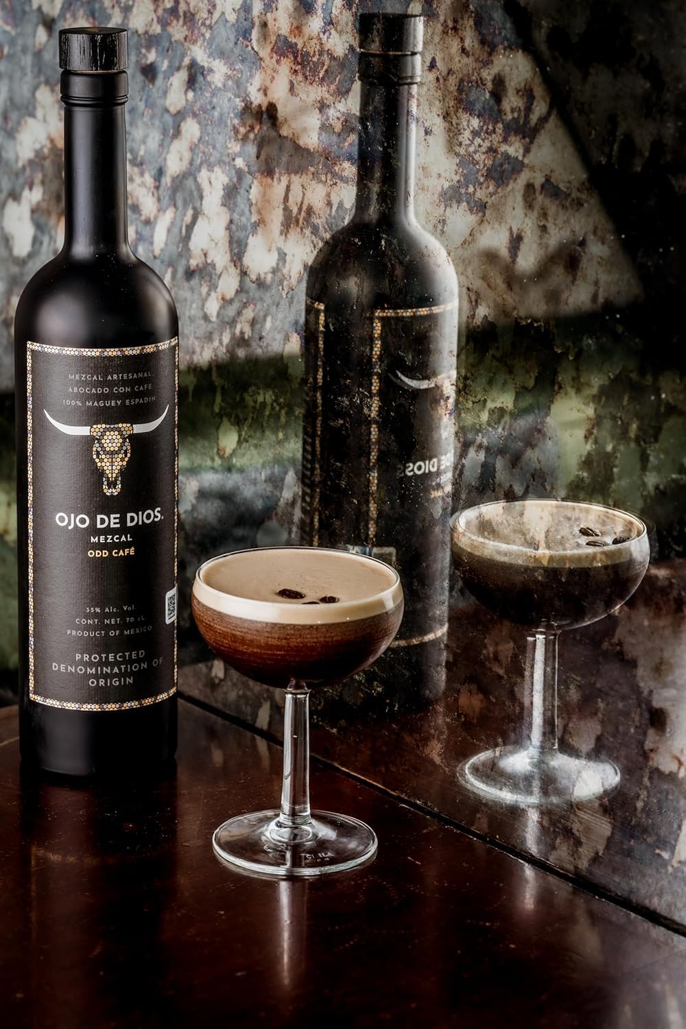 Ojo De Dios Café Mezcal 70cl | Licor de Café Galardonado | Mezcal de Oaxaca Artesanal | Cultivo Sostenible | Ideal para Cocteles y Degustación