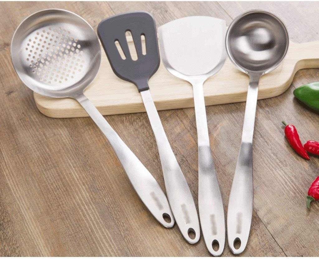 7-Piece Stainless Steel Kitchen Cooking Utensils Tool Kitchen Gadgets Cookware Set Best Gift Kitchen Tool Set Lightweight and Durable Cooking Spatula (B)