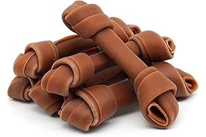 MON2SUN Rawhide Free Dog Treats, Peanut Butter Bones