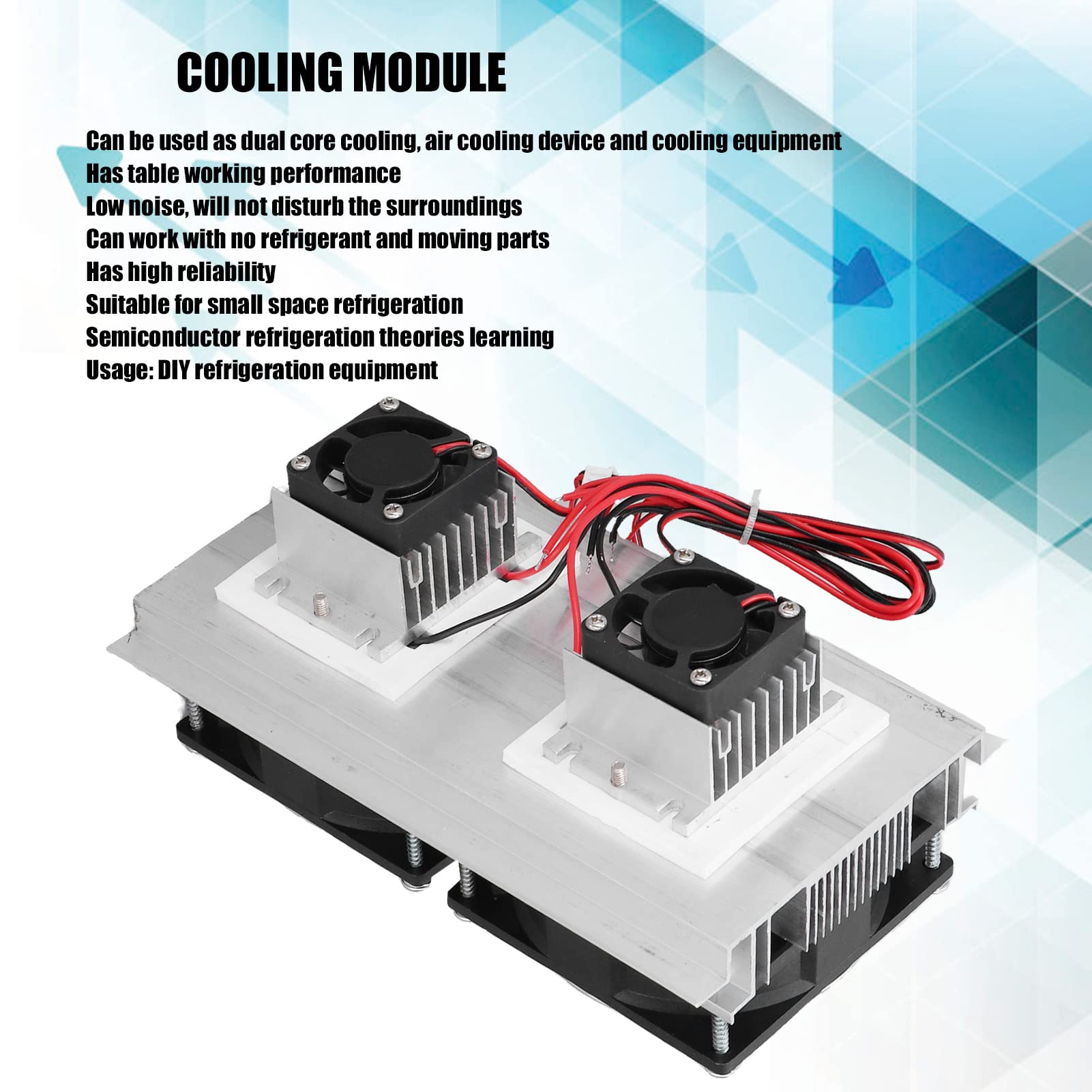 140W Thermoelectric Cooling Heating Module, Peltier Heater Cooler Device for DIY Temperature Control