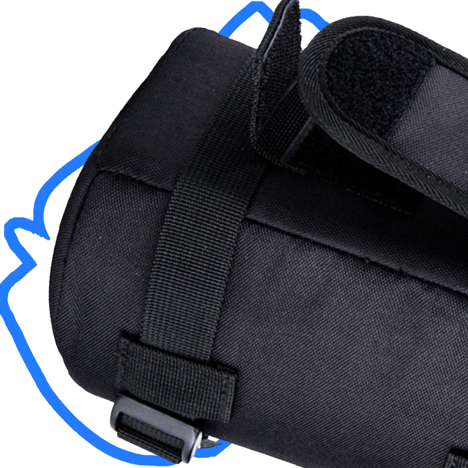 Sac de rangement antichoc pour objectif d'appareil photo avec double fermeture éclair pour photographes DSLR, DLP1