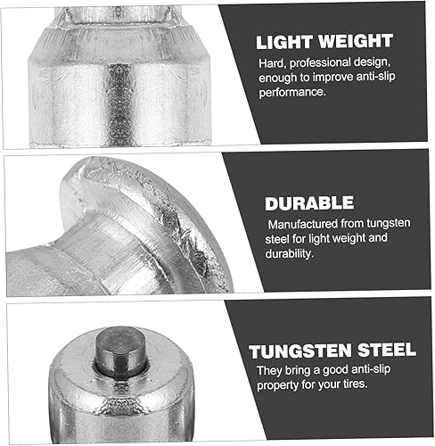 Miniatura 9 de Vaguelly 50 piezas de pernos de neumático atornillados clavos antideslizantes para neumáticos de automóvil, neumáticos de nieve, ruedas de