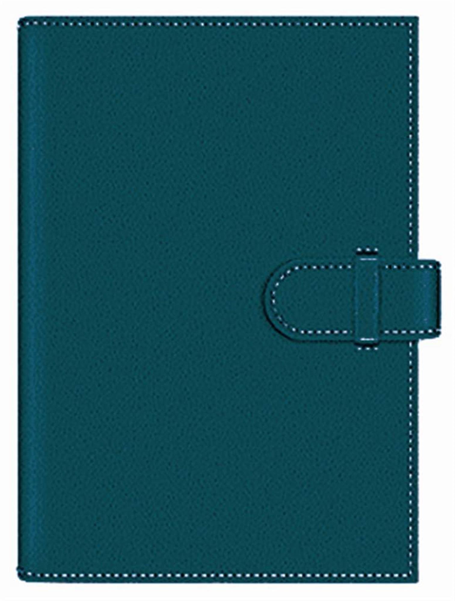 Pierre Belvedere Executive A5 Padded Hardcover Notebook, Refillable, Teal (7706640)