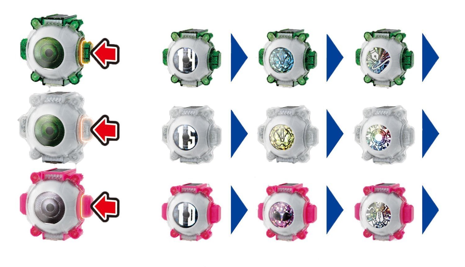 Amazon | 仮面ライダーゴースト DXグリム&サンゾウ&ヒミコ ゴースト 