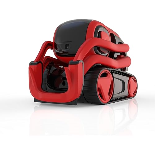 Digital Dream Labs Vector Robot – The Smart AI Companion Powered by ChatGPT, Vector is A Robot with a Big Personality You can Interact with; for Young and Old Alike (Red)
