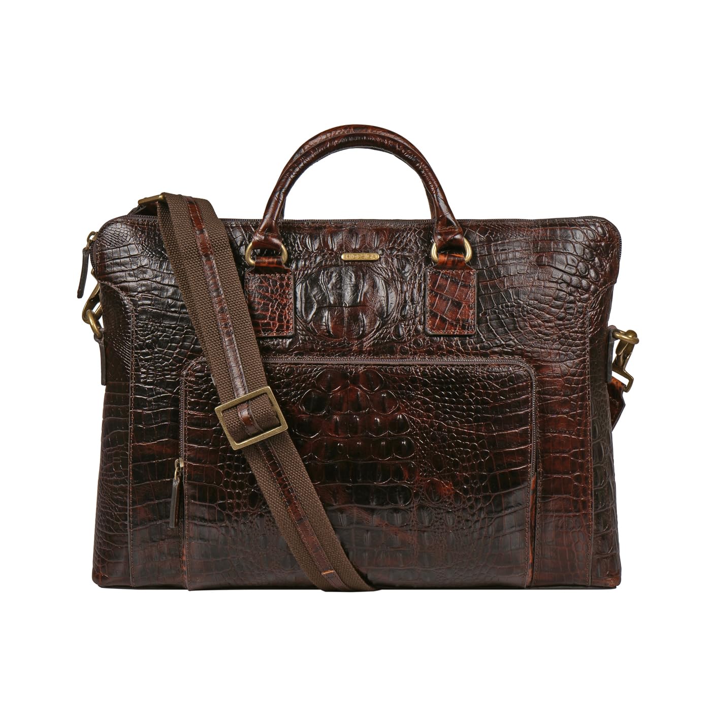 CARNEGIE 02 Genuine Leather Men's Laptop Bag-image-27