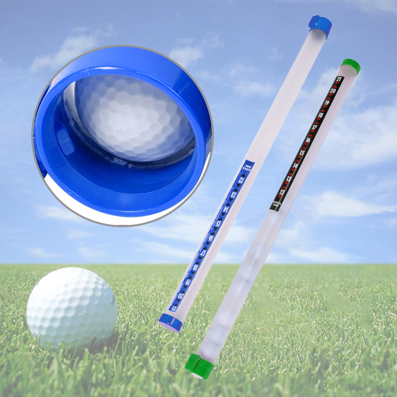 Collettore di palline, golf retrievers tubo raccoglie ventosa strumento trasparente golf picker tubo golf accessori
