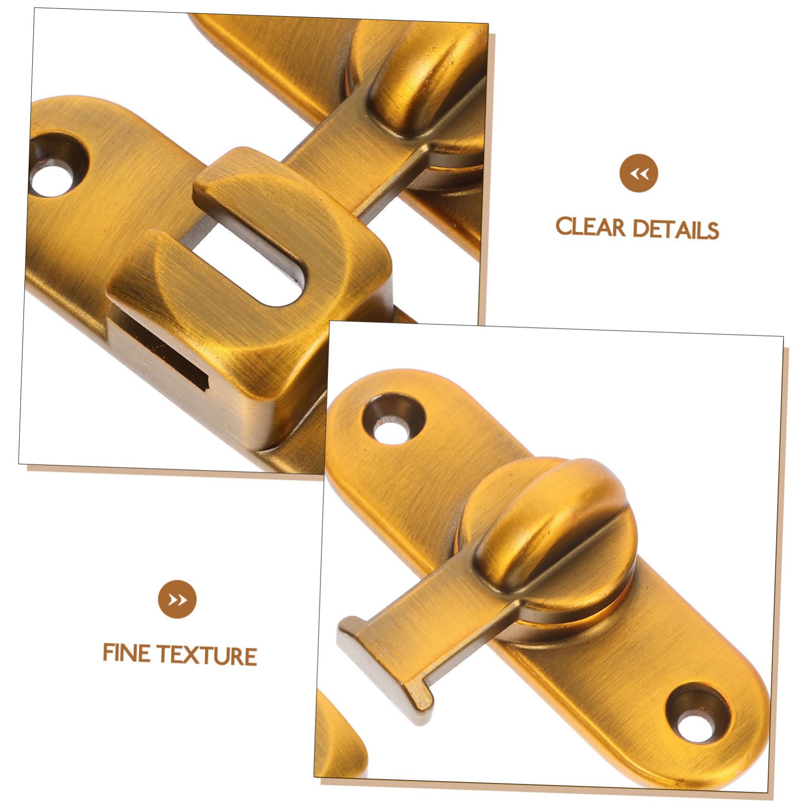 OSALADI 3sets Chiavistello Scorrevole Acciaio Inossidabile Serratura Per Porta Battente Installazione Facile e Veloce Sicurezza Per Porte Interne Ed Esterne Design Resistente e Duraturo