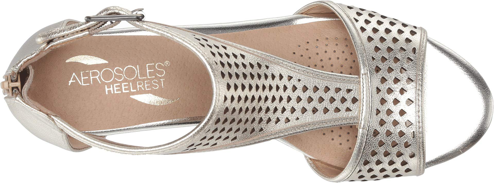 Aerosoles Damskie sandały, szafirowe koturny, 0