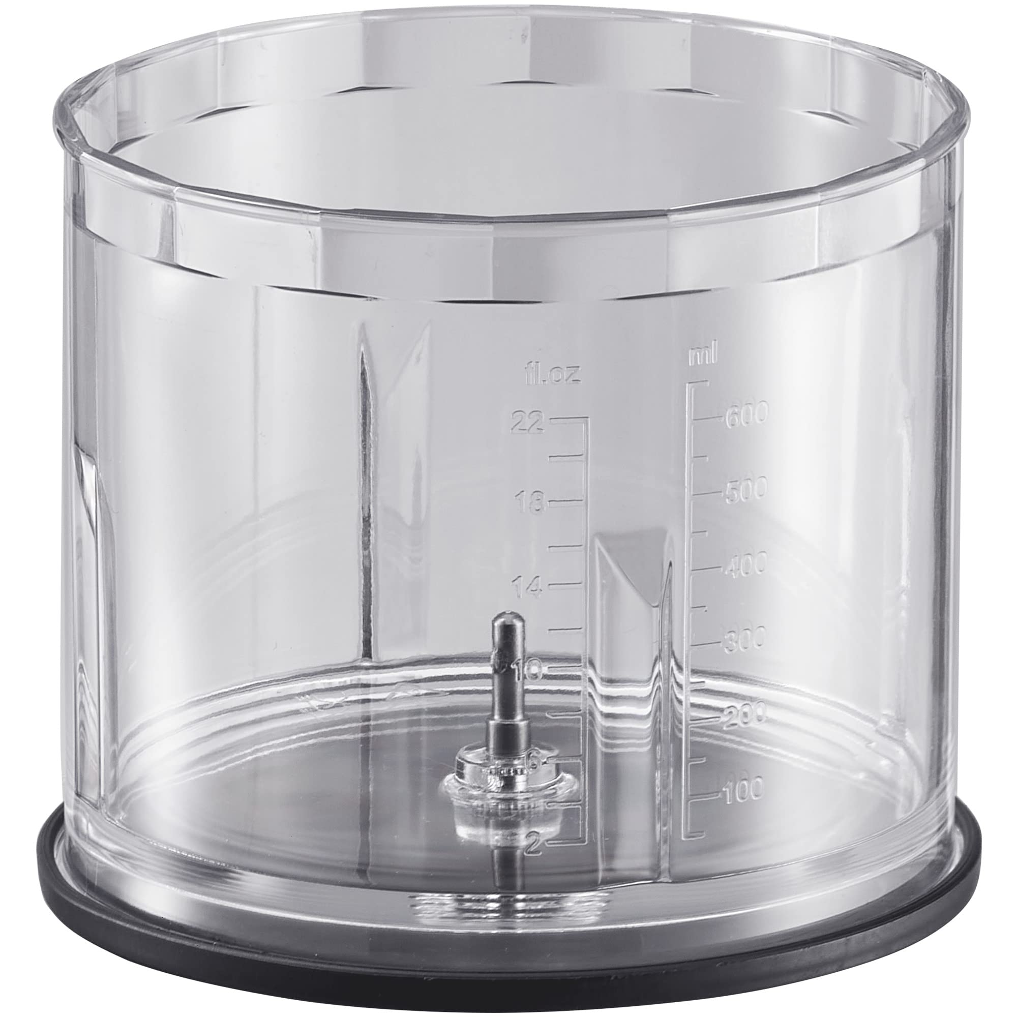WMF Kult X - Set di 5 frullatori a immersione, frusta, tritatutto, 600 Watt, bacchetta magica con contenitore da 700 ml, in acciaio inox opaco