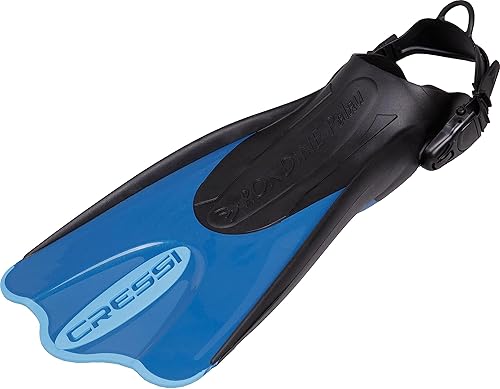 Miniatura 5 de Cressi Adult Short Adjustable Fins - Snorkeling Versatile Open Heel to use Also Barefoot - Palau SAF Made in Italy