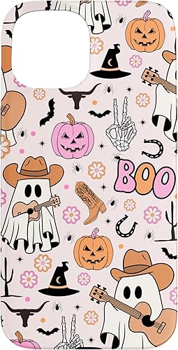Miniatura 10 de Funda para iPhone 13 Pro Max Fantasma Fantasma Vaquero Lindo Halloween Boo Western Retro Pastel