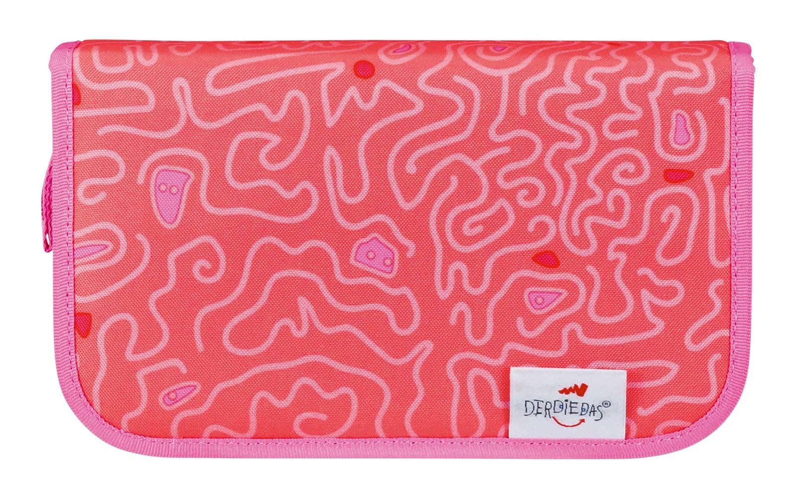 DerDieDas Schulranzen ErgoFlex Easy Superflash Set 6-teilig Coral Reef lachsfarben