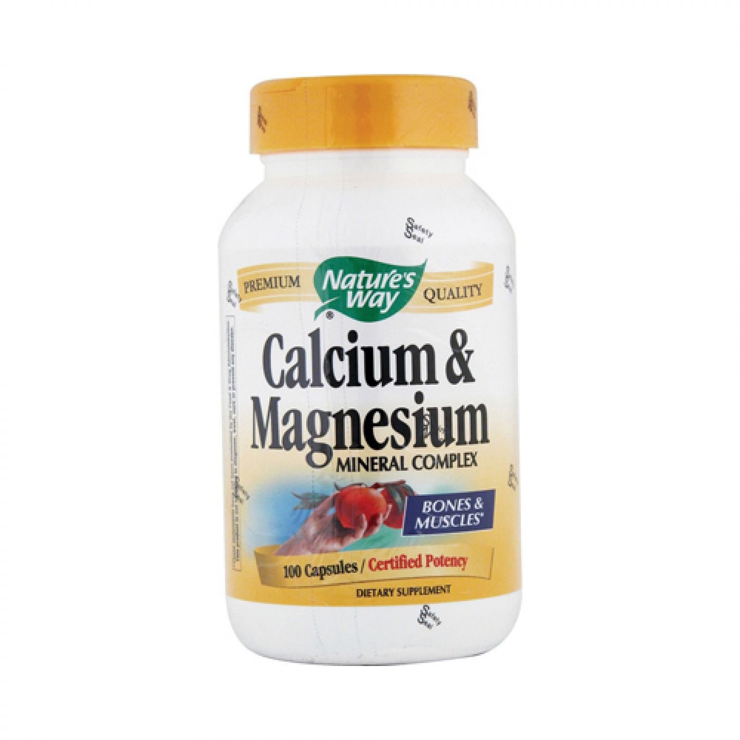Nature's Way Calcium-Magnesium, 100 Capsules