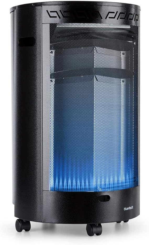 blumfeldt Bonaparte Fire Gasheizung mit 4200W Leistung, Gasofen mit