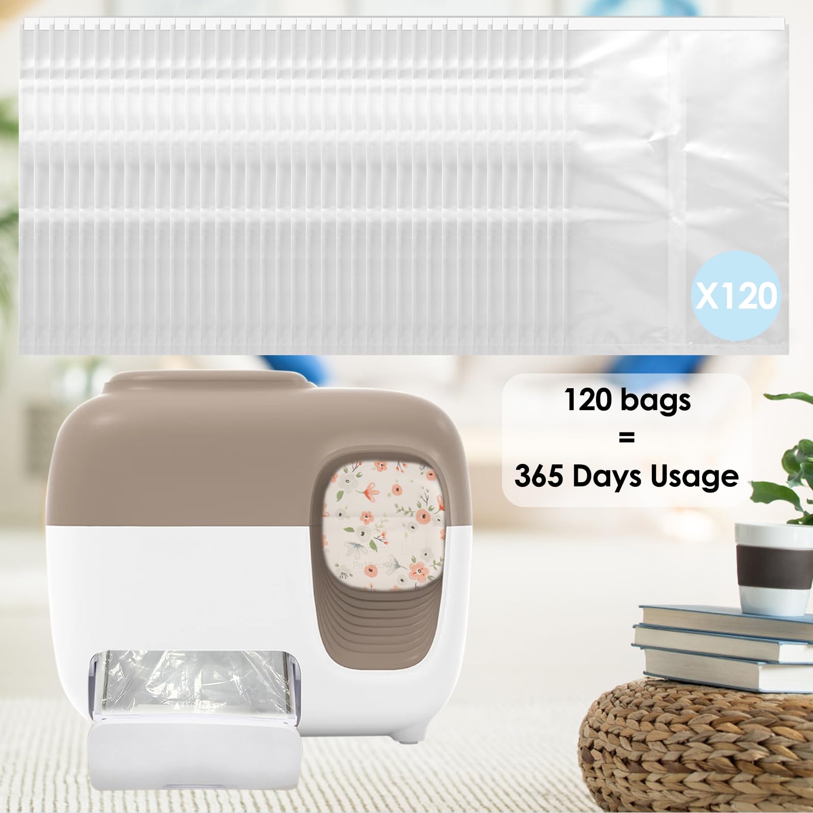 Sacchi Per Lettiera Autopulenti Snow+ - Con Chiusura Automatica, Confezione Da 120 Pezzi - Foto 4